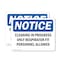 Signmission Cleaning In Progress Only Respirator Fit, 10 in W x Rectangle, Plastic OS-2PACK-NS-P-710-L-10646 - alternate 1